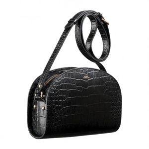 A.P.C. Demi-Lune bag in black croc